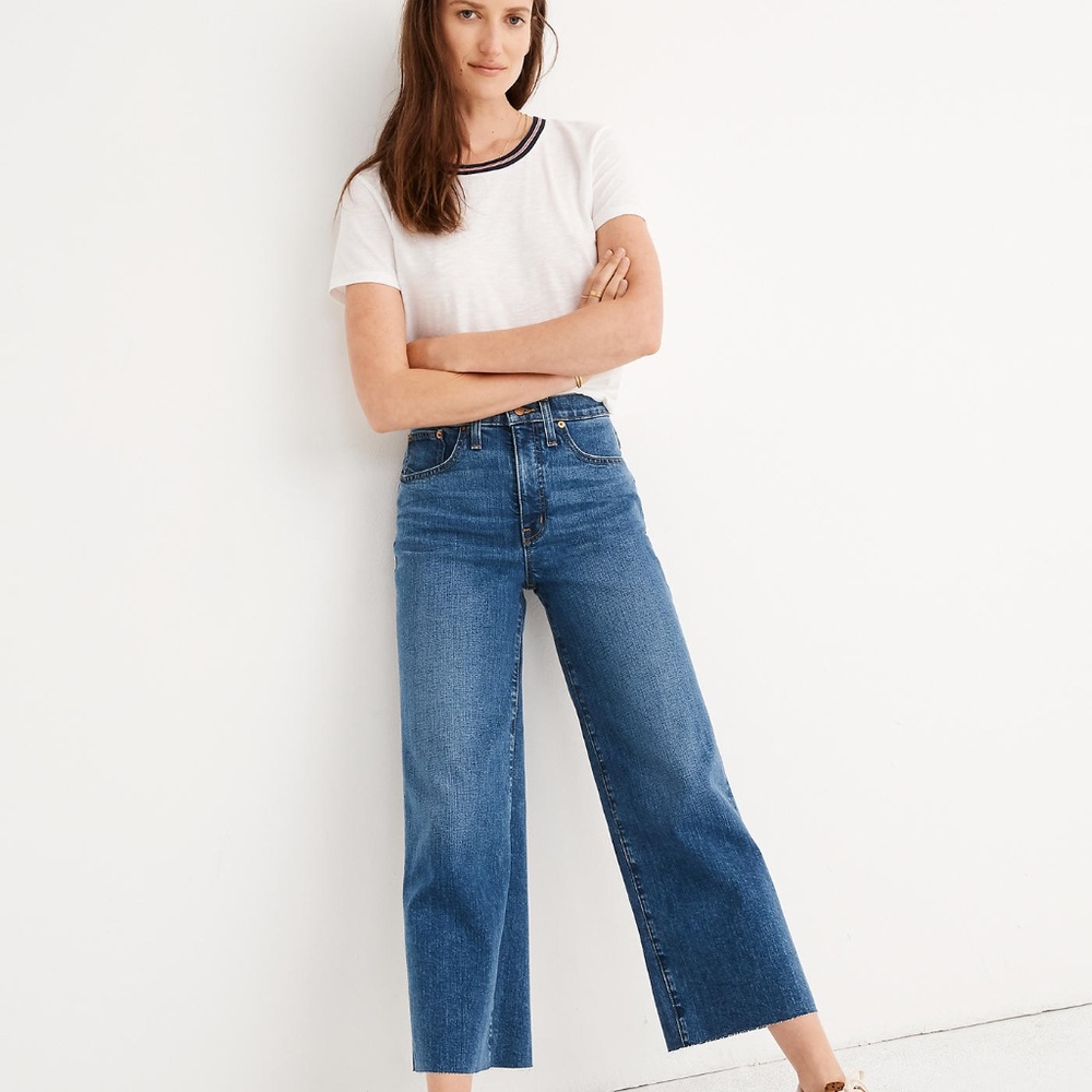 Madewell Slim Wide Leg Crop Size 25